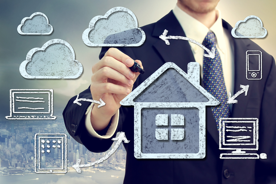 Cloud Computing At Home Concept How The Cloud Can Help Your Home Business