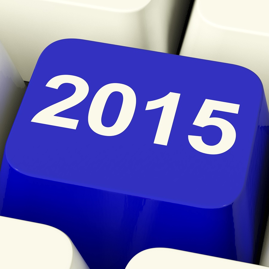 2015 Key On Keyboard Representing Year Two Thousand And Fifteen Cloud Computing in 2015